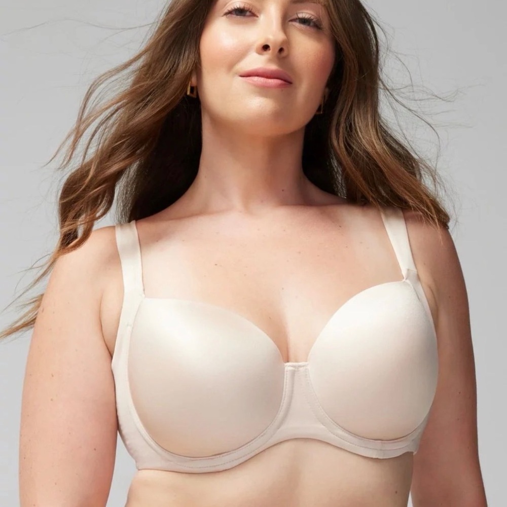 Soma Cream Full Coverage Bra, size 36C.